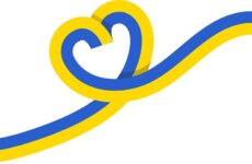 Serce z flagi Ukrainy
