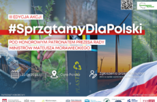 Plakat reklamujący akcję Sprzątamy dla Polski