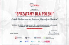 Certyfikat Sprzątamy dla Polski